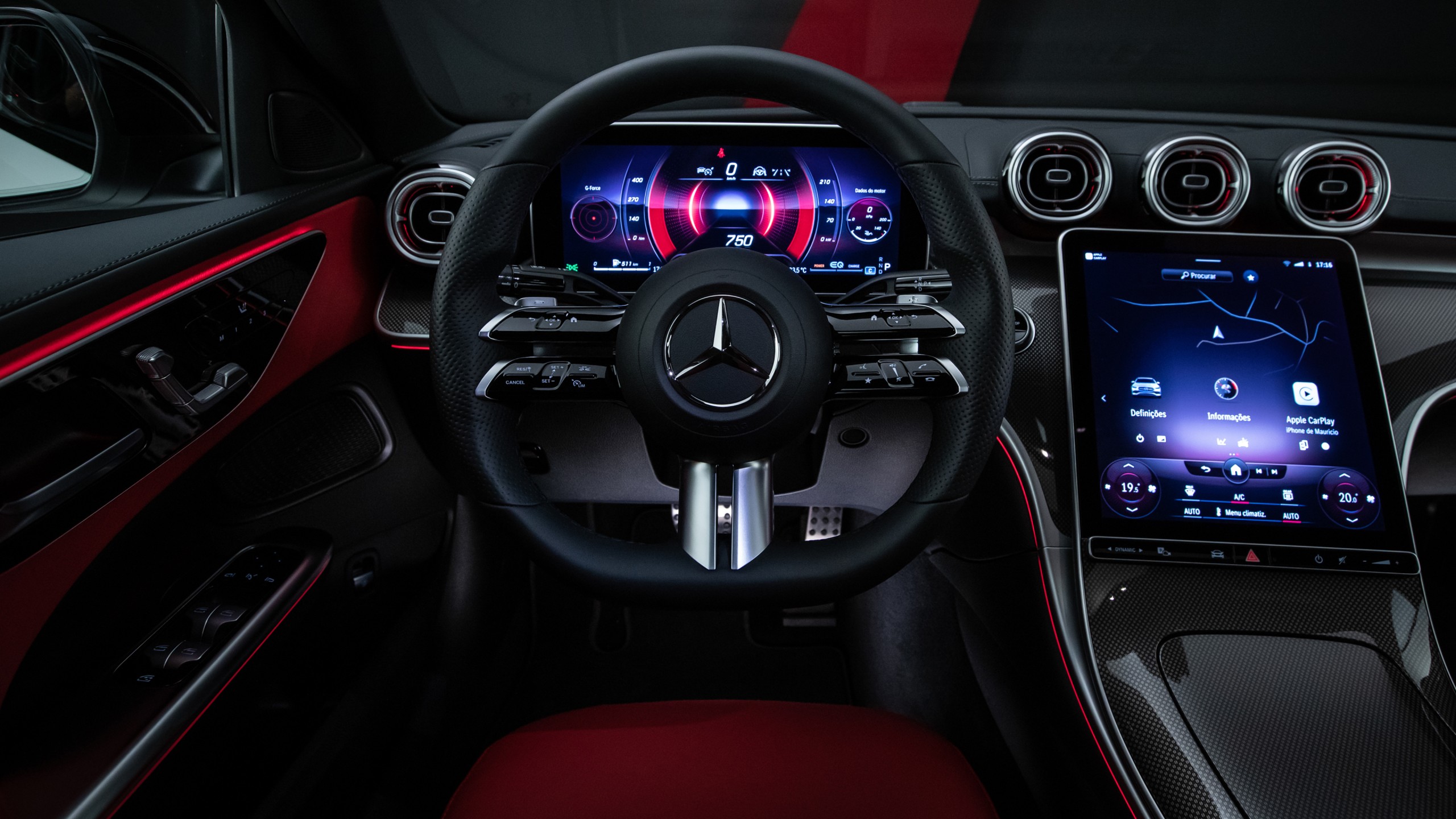 Mercedes-Benz interior ambient lighting